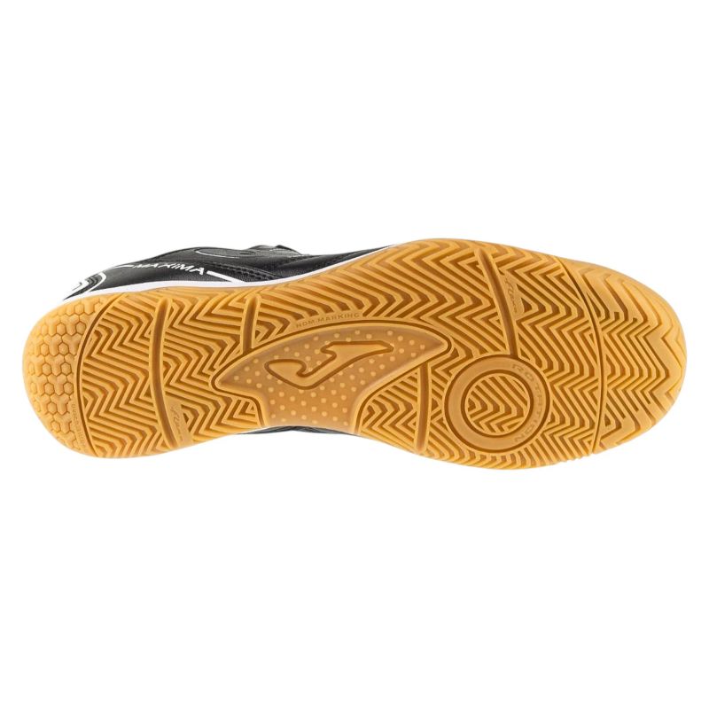 Joma Maxima 2621 IN Black, Size teremcipő, fekete