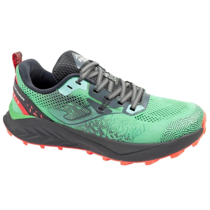 Joma Men's Tundra Cushioned Trail Running Green zöld férfi futócipő TKTUNW2615