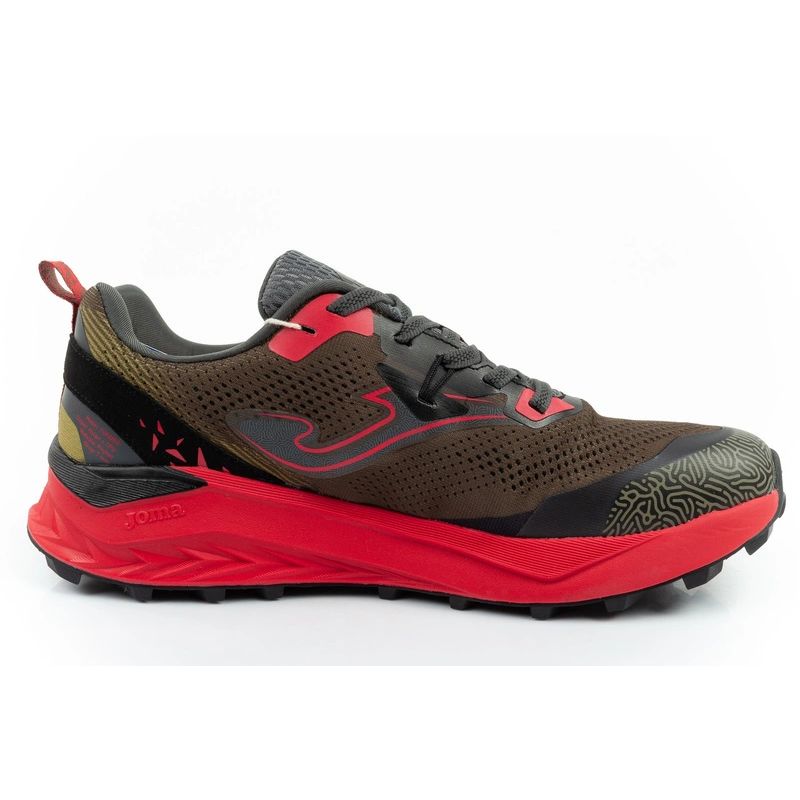 Joma Men's Tundra Trail Running Shoes, Off-Road, Cushioned, Khaki Red férfi TKTUNS2623