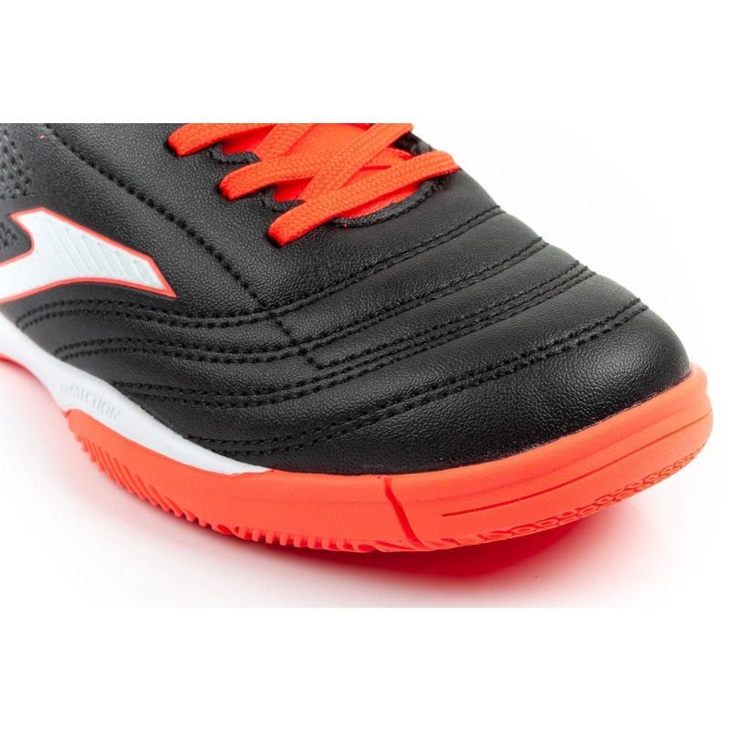 Joma Toledo JR 2601 indoor football boots for kids, fekete gyerek focicipő