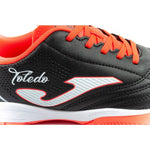 Joma Toledo JR 2601 indoor football boots for kids, fekete gyerek focicipő