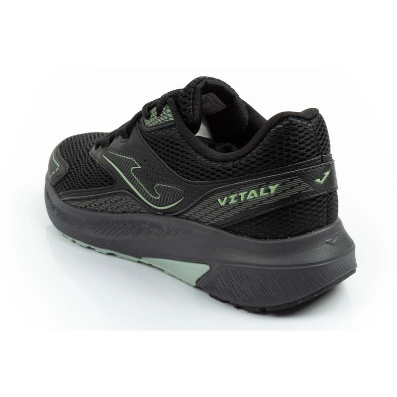 Joma Vitaly men's running shoes, lightweight, comfortable, durable, black fekete férfi nadrág