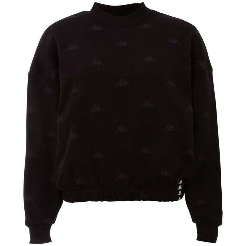 Kappa Ignara Sweatshirt W fekete női pulóver 30909119-4006