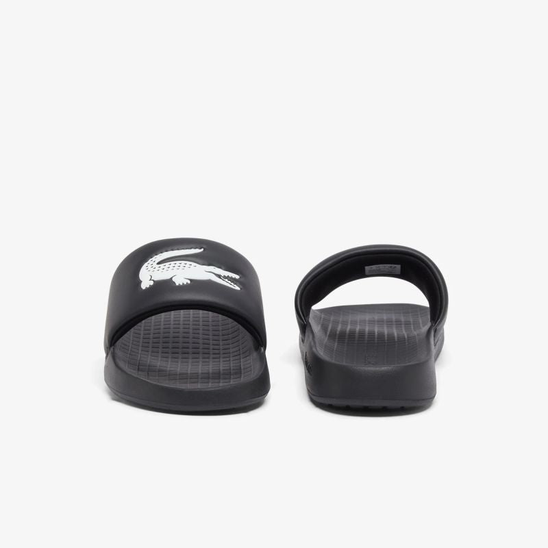 Lacoste SERVE SLIDE 1.0 125 1 CMA BLK/WHT ( ) papucs