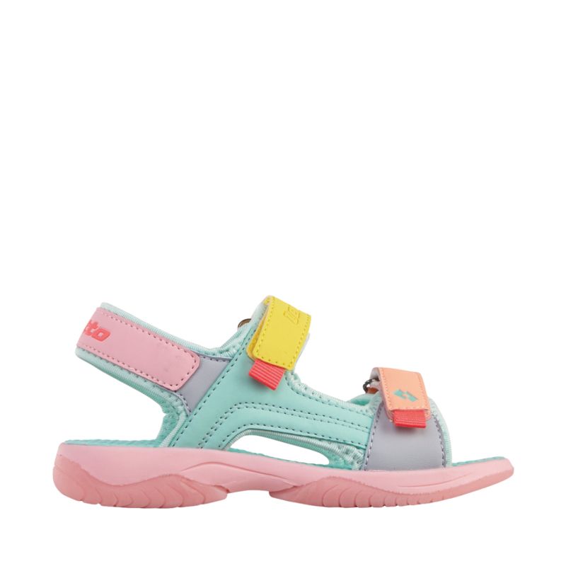 lotto Macarella pink and children's sandals kék gyerek szandál