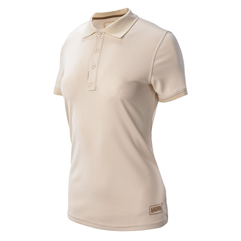 Magnum póló Shirt W bézs női galléros póló