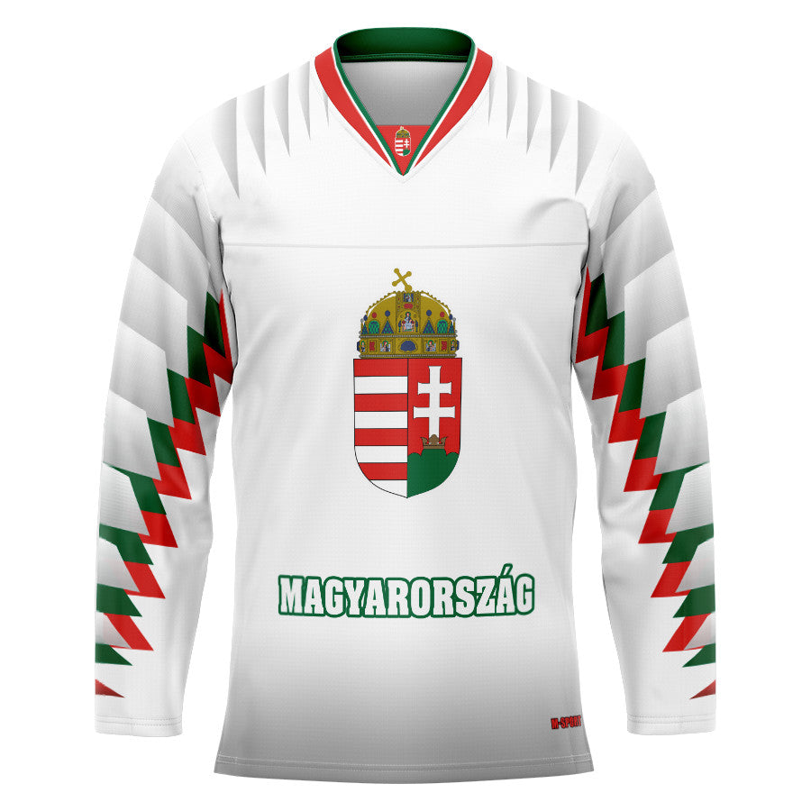 Magyarország hosszú ujjú szurkolói mez, fehér - Sportmania.hu