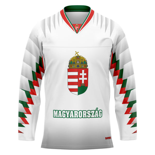 Magyarország hosszú ujjú szurkolói mez, fehér - Sportmania.hu