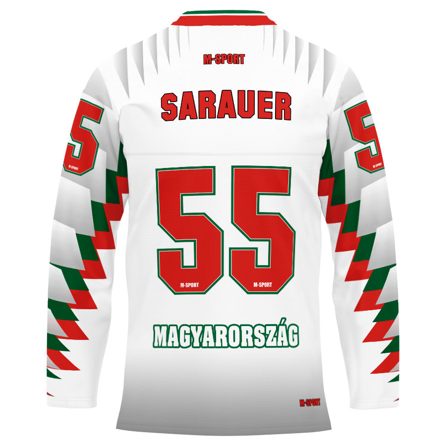 Magyarország hosszú ujjú szurkolói mez, fehér - Sportmania.hu