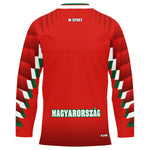 Magyarország hosszú ujjú szurkolói mez, piros - Sportmania.hu