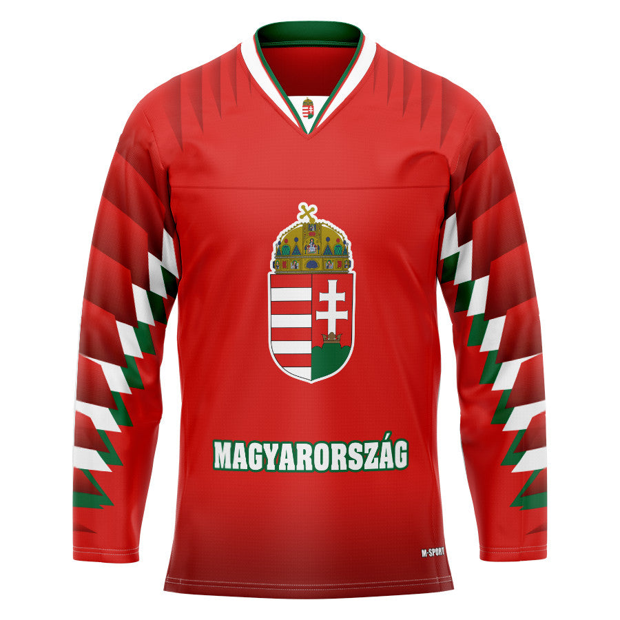 Magyarország hosszú ujjú szurkolói mez, piros - Sportmania.hu