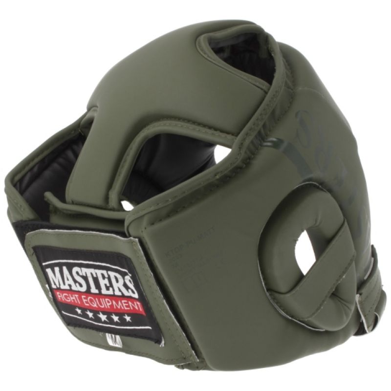 Masters Boxing helmet KTOP-PU-MATT "M" védőfelszerelés, zöld