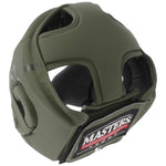 Masters Boxing helmet KTOP-PU-MATT "M" védőfelszerelés, zöld