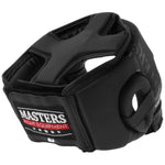 Masters Boxing Helmet KTOP-PU-MATT védőfelszerelés, fekete
