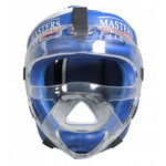 Masters Boxing Helmet with Mask KSSPU-M (WAKO APPROVED) védőfelszerelés, piros