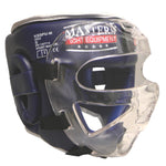 Masters Boxing Helmet with Mask KSSPU-M (WAKO APPROVED) védőfelszerelés, piros