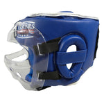 Masters Boxing Helmet with Mask KSSPU-M (WAKO APPROVED) védőfelszerelés, piros