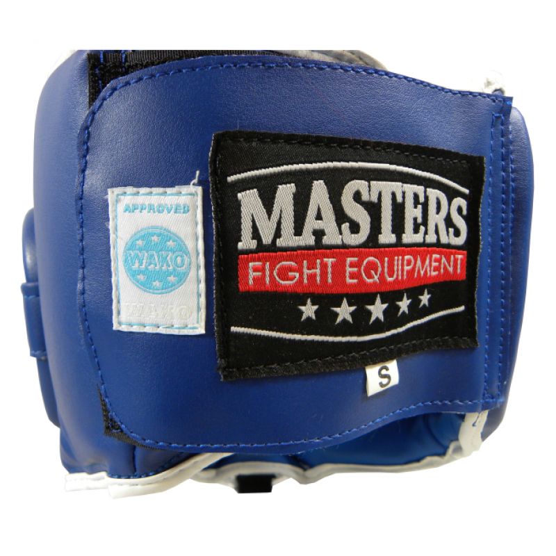 Masters Boxing Helmet with Mask KSSPU-M (WAKO APPROVED) védőfelszerelés, piros