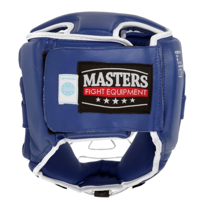 Masters Boxing Helmet with Mask KSSPU-M (WAKO APPROVED) védőfelszerelés, piros