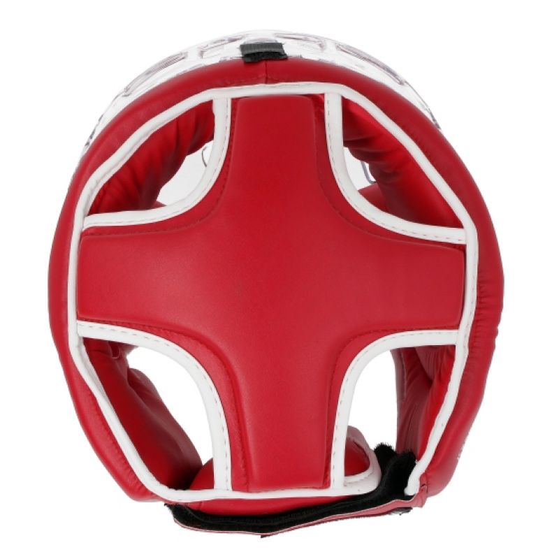 Masters Boxing Helmet with Mask KSSPU-M (WAKO APPROVED) védőfelszerelés, piros