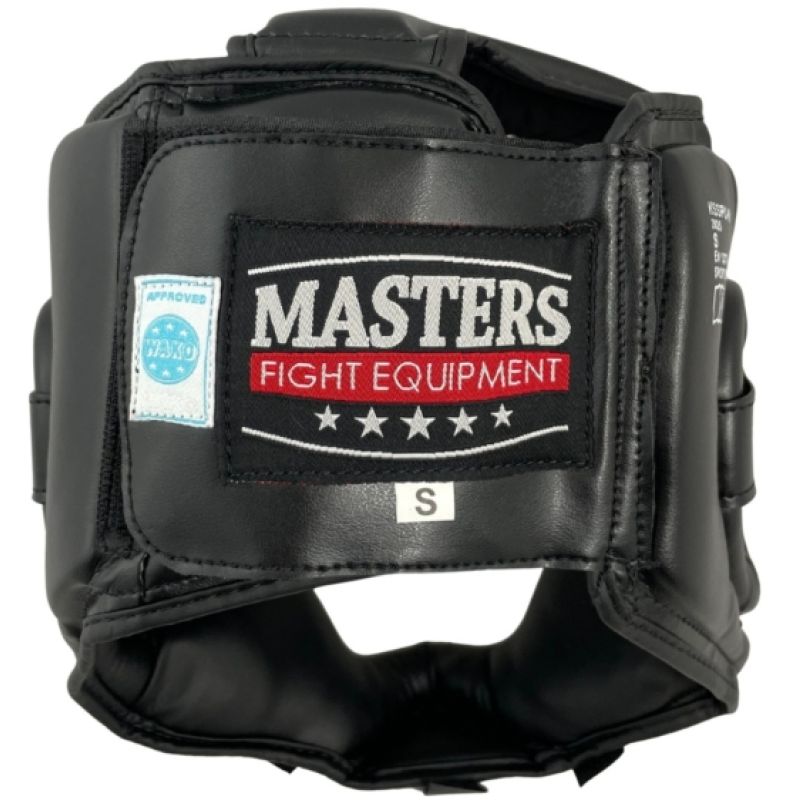 Masters Boxing Helmet with Mask KSSPU-M (WAKO APPROVED) védőfelszerelés, piros