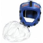 Masters Boxing Helmet with Mask KSSPU-M (WAKO APPROVED) védőfelszerelés, piros