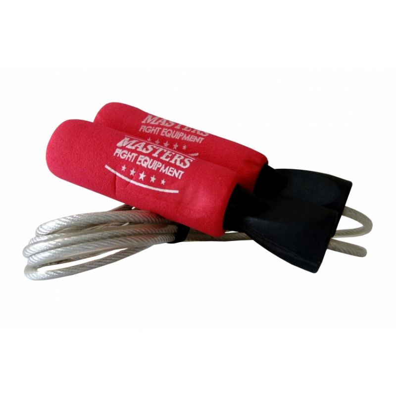 Masters Boxing jump rope with weights 2 x 160g SBS-W edzőfelszerelés, fekete