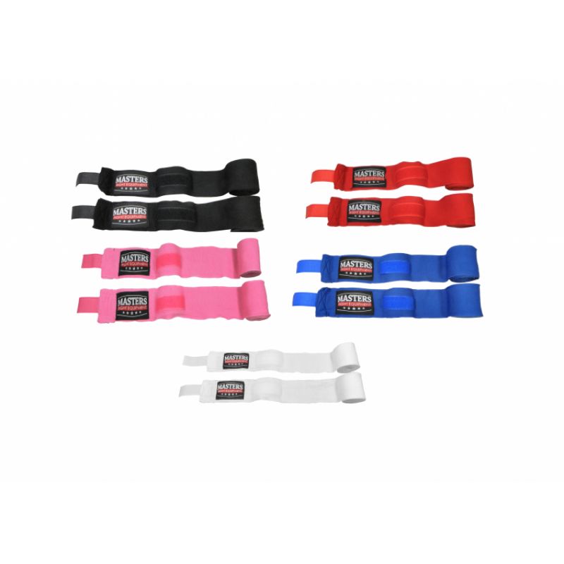 Masters Boxing Wraps - BBE-4 harcművészeti felszerelés, fekete