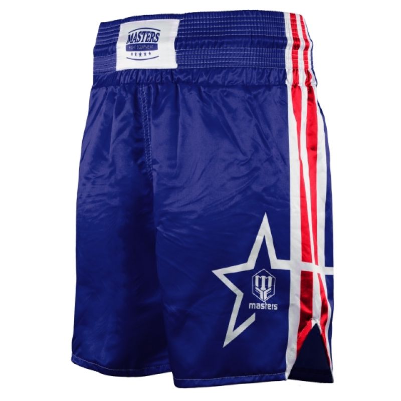 MASTERS FIGHT EQUIPMENT MASTERS SUPERSTAR boxing piros rövidnadrág 04006-S02-M