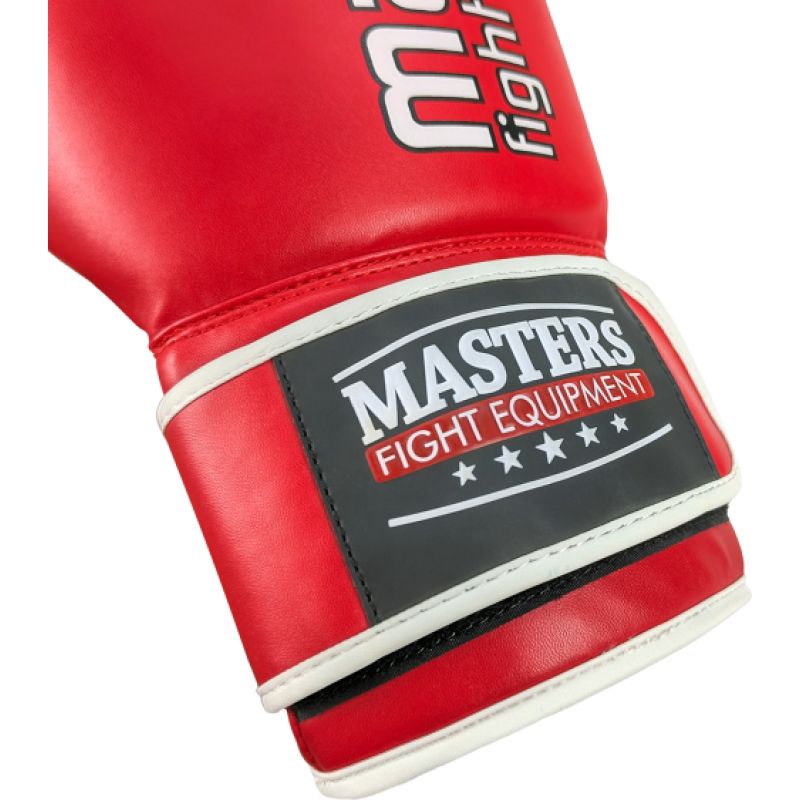 MASTERS FIGHT EQUIPMENT RPU-SMART red piros kesztyű 01302-10 boxkesztyű