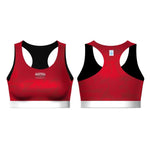 Masters "FIGHT" (WAKO APPROVED) crop top, piros