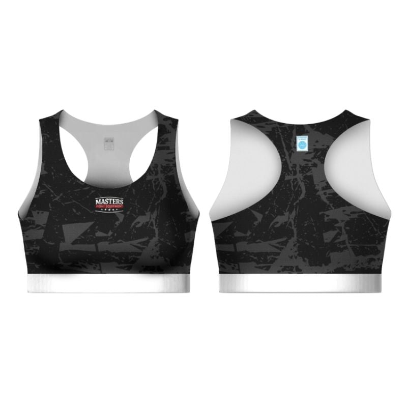 Masters "FIGHT" (WAKO APPROVED) crop top, piros