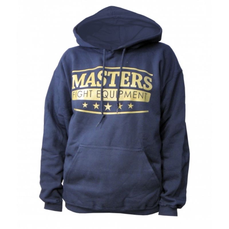Masters Hoodie M BS-MFE férfi kapucnis pulóver, granatowa ze złotym nadrukiem+m