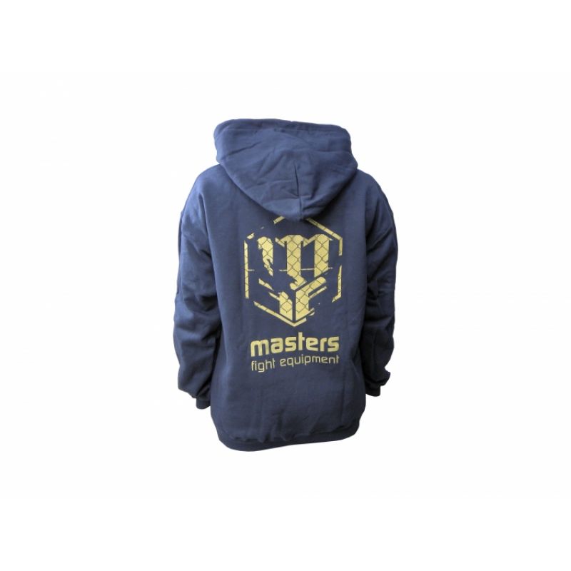 Masters Hoodie M BS-MFE férfi kapucnis pulóver, granatowa ze złotym nadrukiem+m