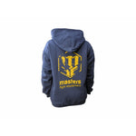 Masters Hoodie M BS-MFE férfi kapucnis pulóver, granatowa ze złotym nadrukiem+m
