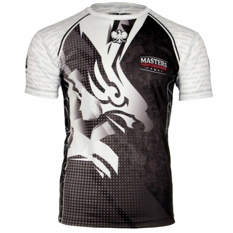 Masters Iron Pro MFC PATRIOTIC "EAGLE" Training férfi póló, fehér