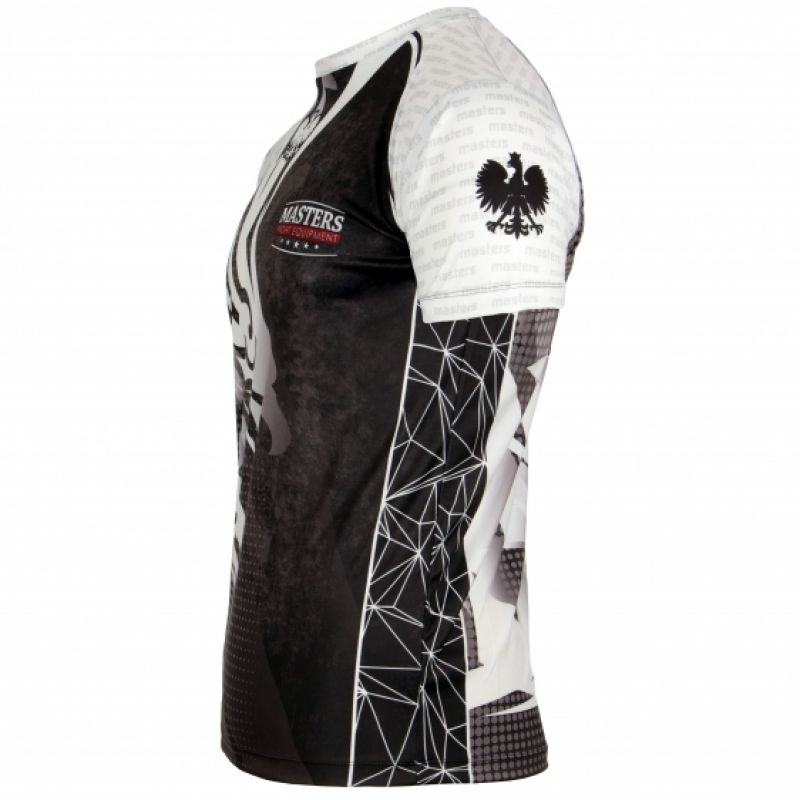 Masters Iron Pro MFC PATRIOTIC "EAGLE" Training férfi póló, fehér