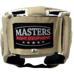 Masters KTOP-PU-MATT boxing helmet védőfelszerelés, bézs