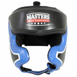 Masters Leather Boxing Headgear KSS-TECH védőfelszerelés, fekete