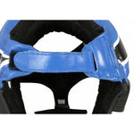 Masters Leather Boxing Headgear KSS-TECH védőfelszerelés, fekete