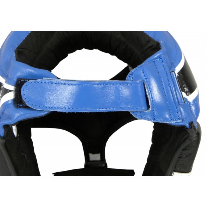 Masters Leather Boxing Headgear KSS-TECH védőfelszerelés, fekete