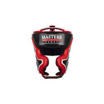 Masters Leather Boxing Headgear KSS-TECH védőfelszerelés, fekete