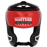 Masters Leather Boxing Headgear KSS-TECH védőfelszerelés, fekete