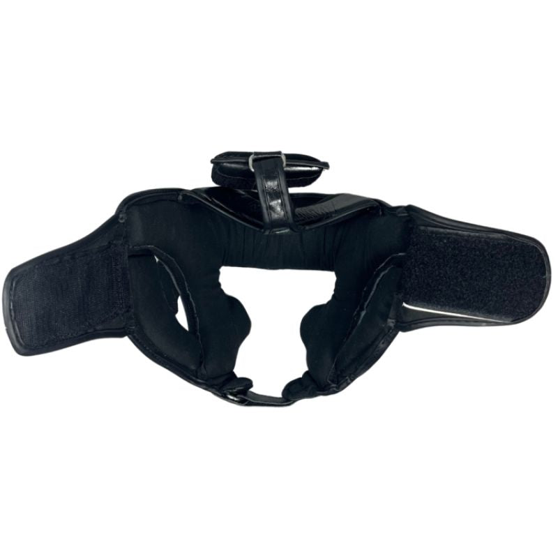 Masters Leather Boxing Headgear KSS-TECH védőfelszerelés, fekete