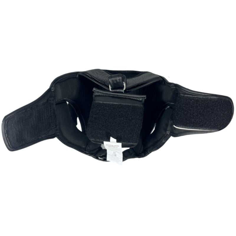 Masters Leather Boxing Headgear KSS-TECH védőfelszerelés, fekete