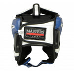 Masters Leather Boxing Headgear KSS-TECH védőfelszerelés, fekete