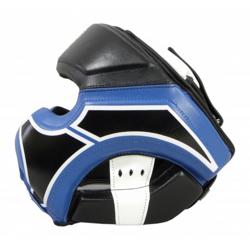 Masters Leather Boxing Headgear KSS-TECH védőfelszerelés, fekete