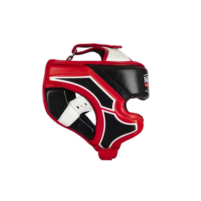 Masters Leather Boxing Headgear KSS-TECH védőfelszerelés, fekete