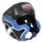 Masters Leather Boxing Headgear KSS-TECH védőfelszerelés, fekete