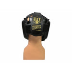 Masters Leather boxing sparring helmet KSS-MFE-PL védőfelszerelés, fekete